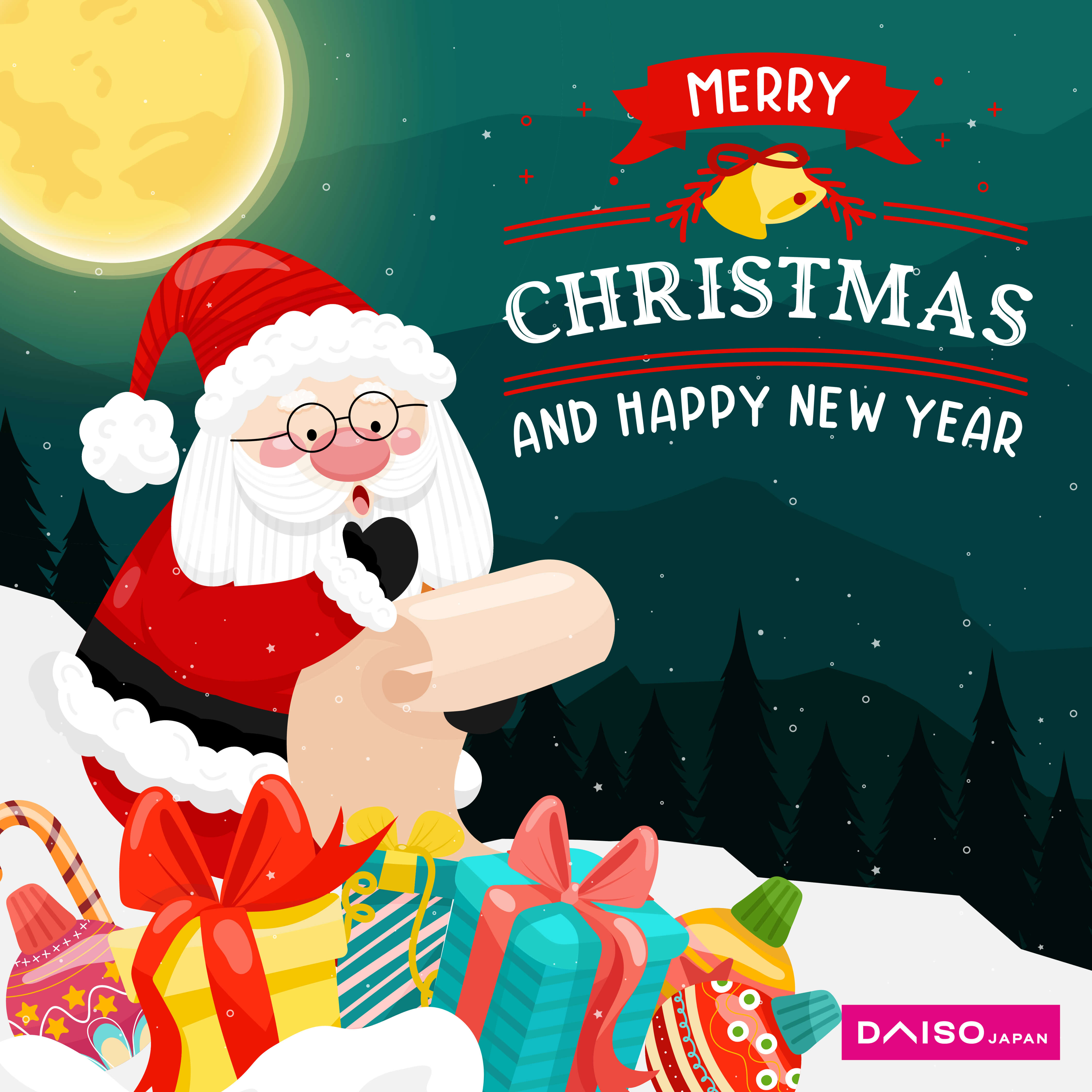 SANTA’S CHRISTMAS PICKS FOR THE JOYFUL HOLIDAY SEASON AT DAISO SANTA’S CHRISTMAS PICKS FOR THE JOYFUL HOLIDAY SEASON AT DAISO