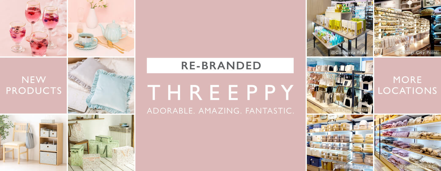 Threeppy Rebrand