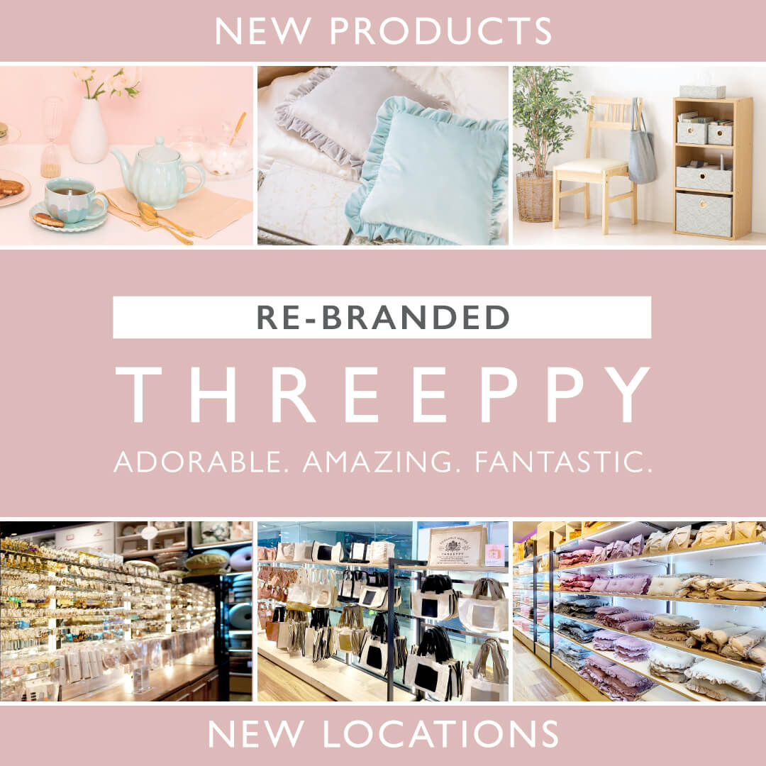 *Rebrand* THREEPPY Stores