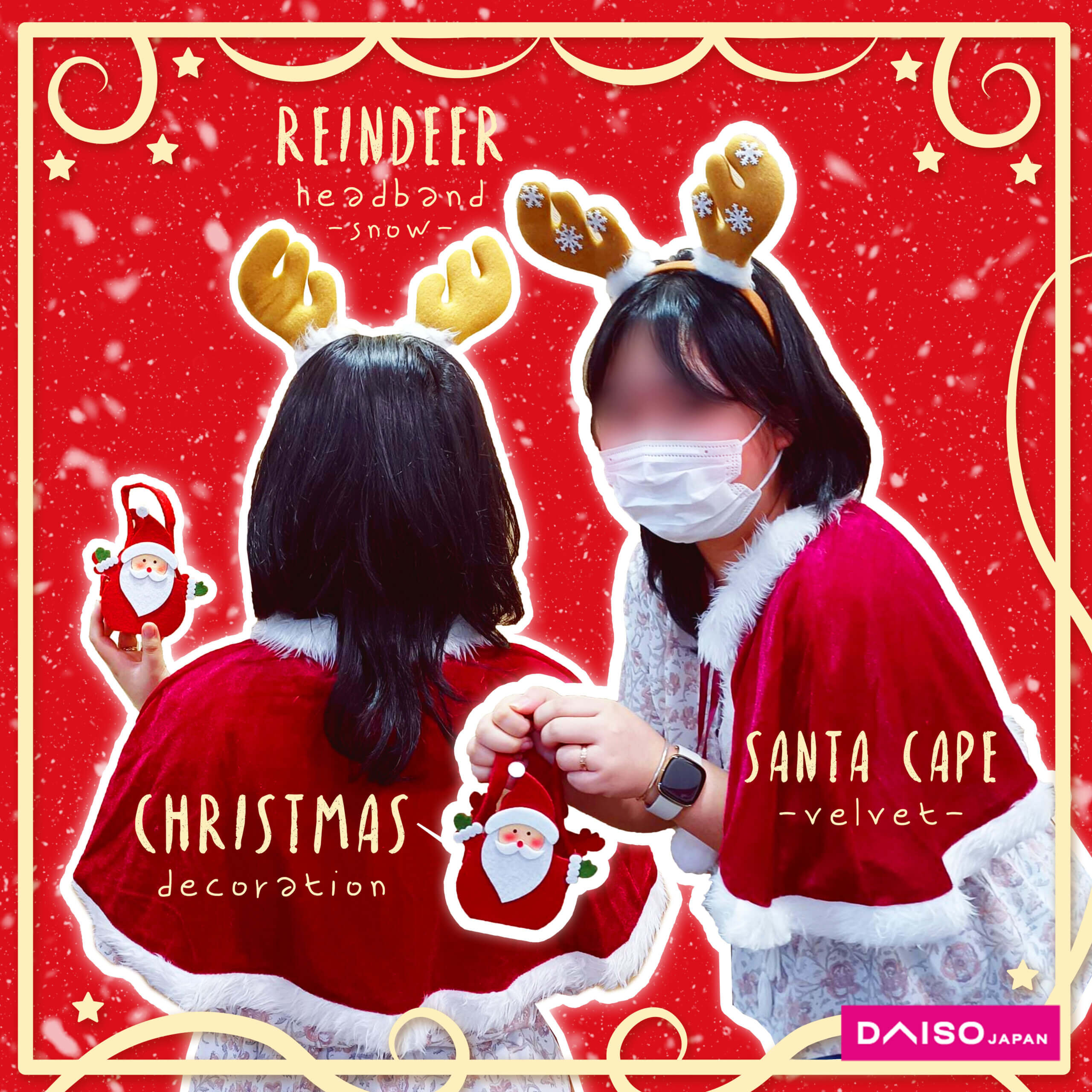 Get Festive! Discover Cute Christmas Costumes at DAISO!